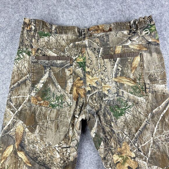 Magellan Outdoors Pants Mens XL Camouflage Realtree Hunting Stretch Waist HEMMED - Picture 7 of 15